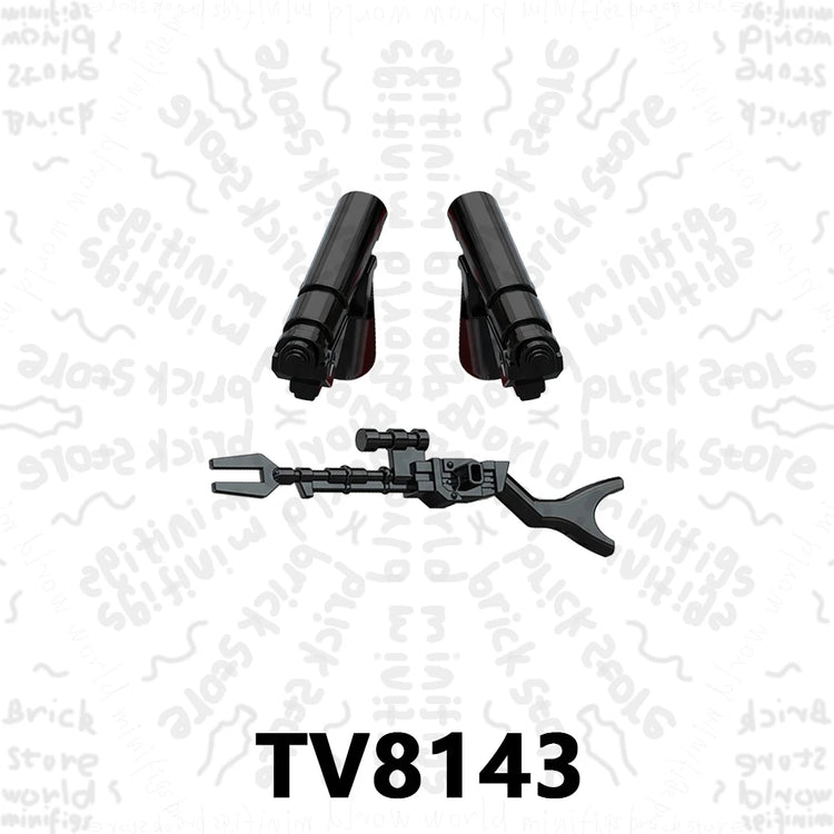 TV6117 TV6118 TV6119 Space War Action Figure Accessories Building Blocks Gift Toys For Children Adult Brick TV6116 TV6115 TV6114