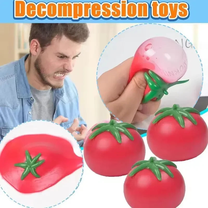 Squishy Hamburger Stress Ball Autism Sensory Toy Stress & Anxiety Relief Fidget Toys Pinch Decompression Toy