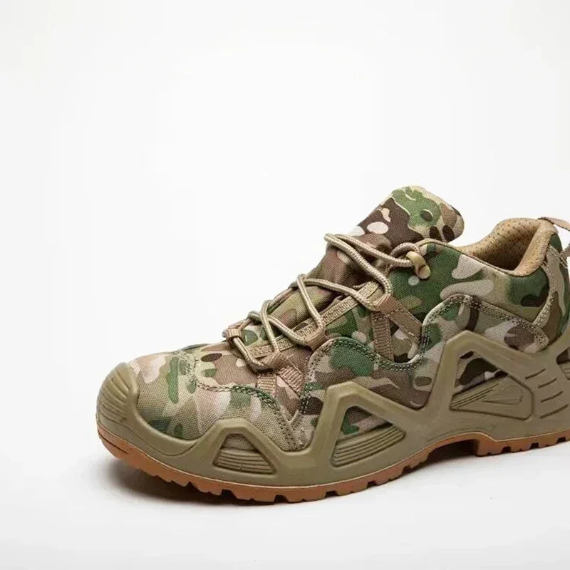 Outdoor Hiking Boots Men's Lace Up Breathable Training Tactical Hiking Desert Boots Plus Size Shoes Botas Militares Masculinas