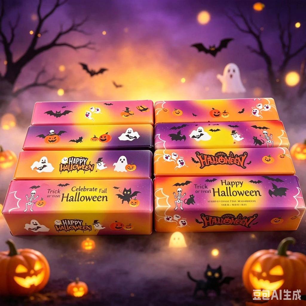 Halloween Slow Rising Butter Stick Squishy Toy Soft Wet Elastic Squeeze Toy Portable Stress Relief Fidget Toy for Anxiety