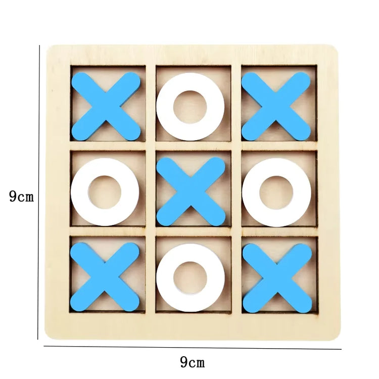 Montessori Play Game Wooden Toy Mini Chess Interaction Puzzle Training Brain Learing Early Educational Toys For Children Kids