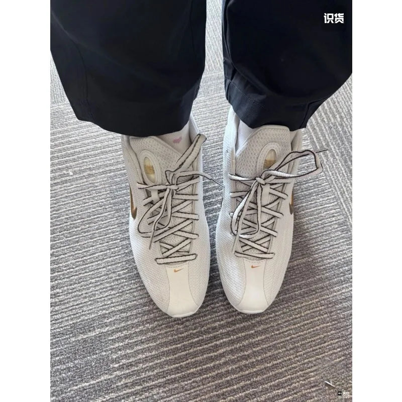 Nike SHOX Z Fashionable Lightweight shock-absorbing Comfortable breathable low-top casual life shoes women Platinum HQ7540-100
