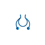 Women Fake Piercing Nose Ring Hoop Septum Piercing Nose Clip Rock HipHoop Stainless Steel Magnet Fashion Body Jewelry Wholesale