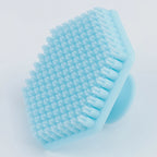 1 Silicone Facial Cleaning Brush Scrubber Silicone Miniature Face Deep Clean Shave Massage Face Scrub Brush Face Cleaner For Men