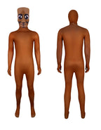 Ai Italian Brainrot Tung Tung Tung Sahur Cosplay Costume Anime Tralalero Tralala Sahur Jumpsuit Party Halloween Mask Bodysuit