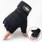 Outdoor Sport Gloves for Men Women Wrist Guard Fitness Gym Cycling Hiking Boxing Exercise Training Workout Long Wrist Fingerless