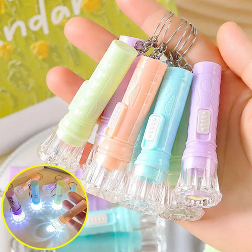 12-24PCS Candy Color Glowing Flashlight Camping Toy Birthday Party Favor Kids Gifts School Prize Wedding Gifts Guests Giveaways