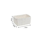 1/3pcs Handmade Straw Woven Soft Round Paper Rope Storage Basket for Organizing Decorative Storage Bins Office Storage Box