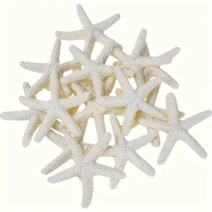 20pcs Versatile Resin Starfish Decorations - Perfect for Weddings, Christmas, Halloween, Easter - Featherless Craft Design