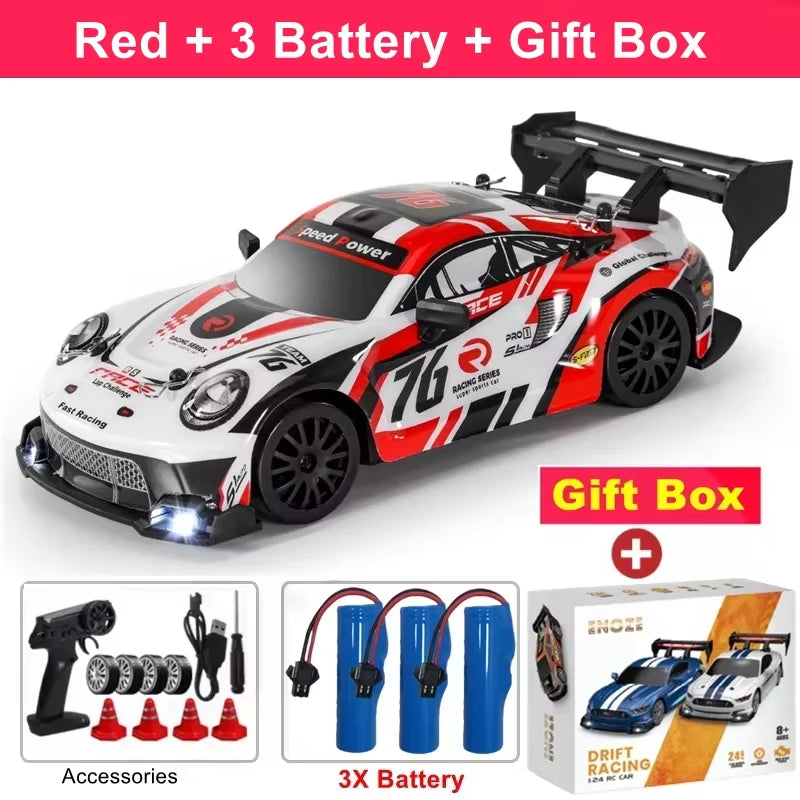 Oike 4WD RC Drift Car Remote Control 4x4 Racing RTR 2.4G Radio Truck Vehicle Model Toy Gift for Boy Girl Children Kid Adult