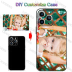 Custom Case for iPhone 18 17 Air 16 17e 16e 15 14 13 12 Pro Max Mini XR Plus Cover DIY Photo Soft Matte Silicon Shockproof Funda
