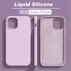 Original Phone Case For iPhone 17 16 15 11 12 13 14 Pro Max Luxury Liquid Silicone Cases For 7 8 Plus X XR Shockproof Soft Cover