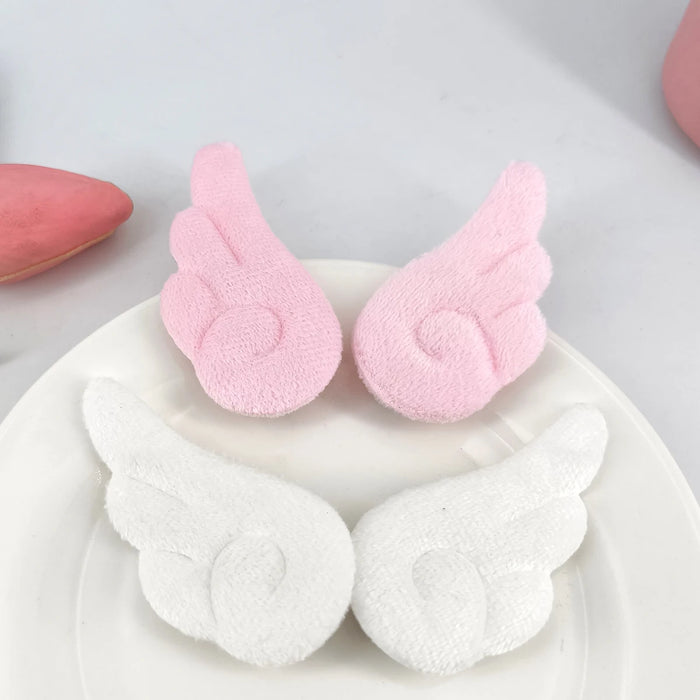 2Pcs/20Pcs 5cm Angel Wings Super Cute Angel Wing Plush Hairpin Girl Hair Clip Accessories Barrettes Hairgrip Headdress Headwear