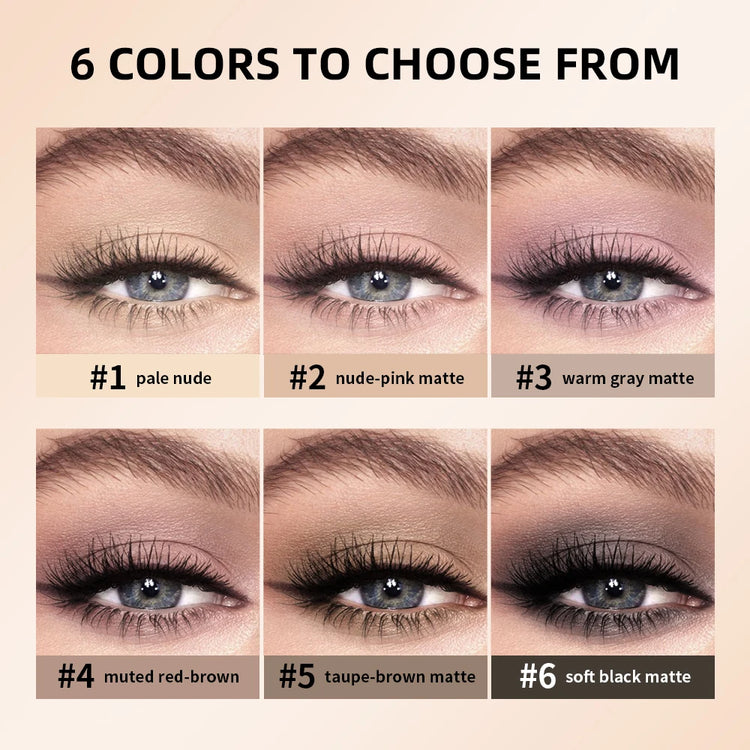 Eyeshadow Palette with Makeup Brush Set Matte Nude Natural Shades Blendable Rich Pigmented Long Lasting Waterproof Eyeshadow Powder Kit