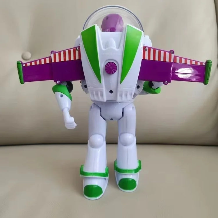 Electric Walking Space Robot Doll Movable Joint Model Toy Creative Birthday Present Decorative Play Gift For Kids Boys Children