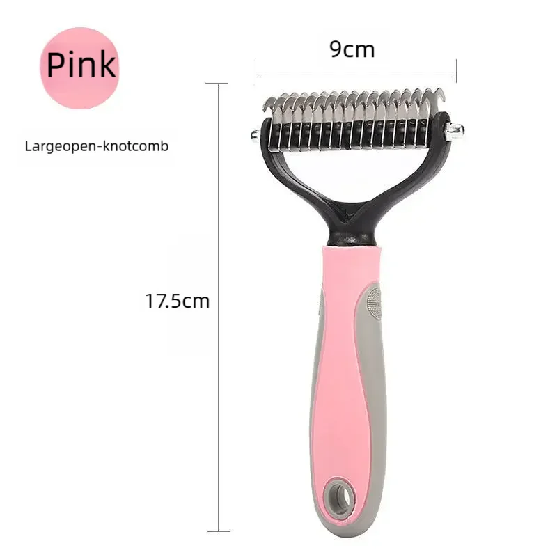 Dog Brush Pet Dog Hair Remover Cat Comb Grooming And Care Brush For Matted Long Hair and Short Hair Curly Dog Supplies Pet Items