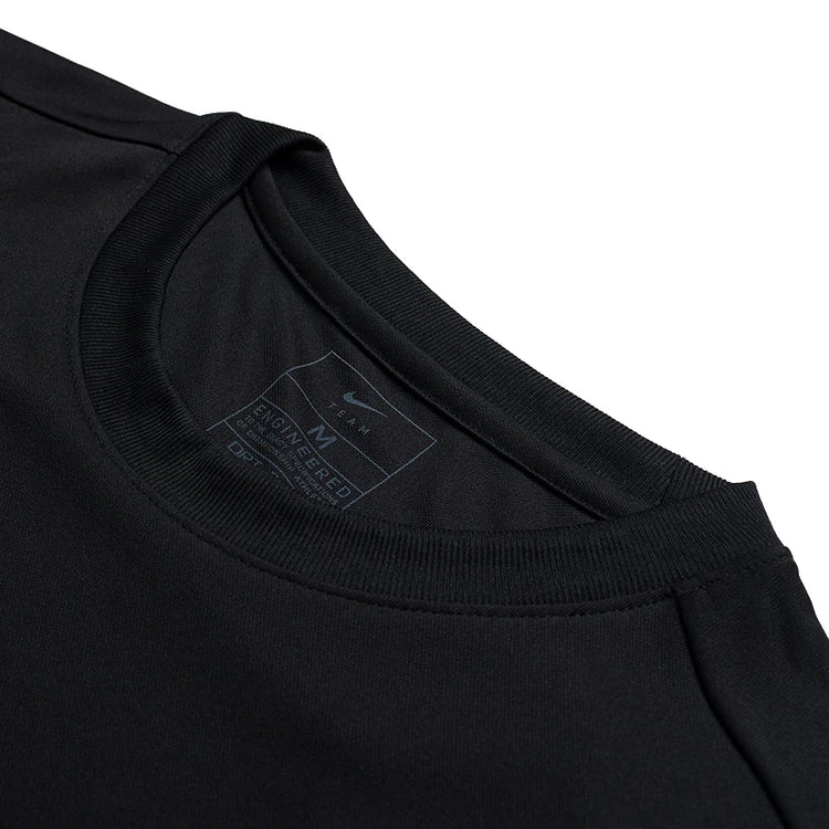 Nike Men's Running and Fitness Training Sportswear Round-Neck Breathable Quick-Drying Short-Sleeved Jersey