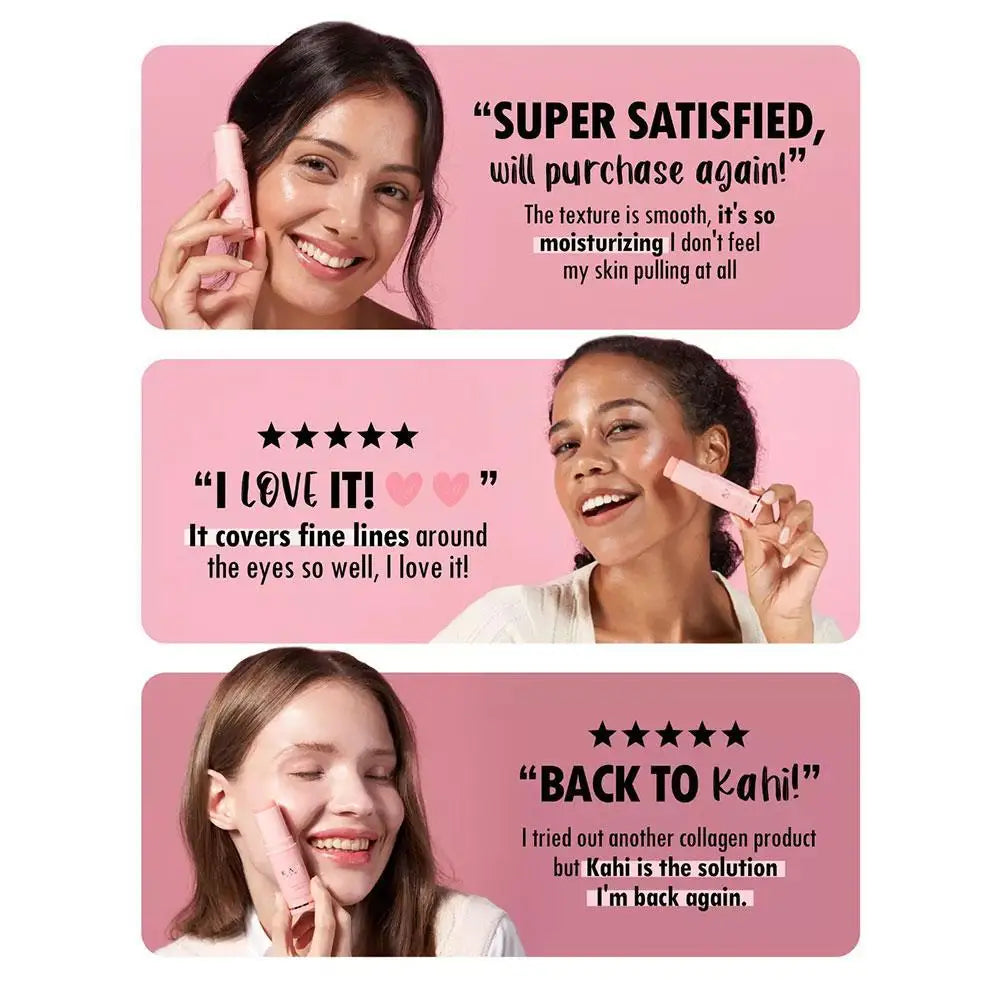 KAHI Wrinkle Bounce Multi Balm Stick 9g Moisturizing Essence Stick PDRN Collagen JEJU Origin Oil Balm Original Korean Face Care