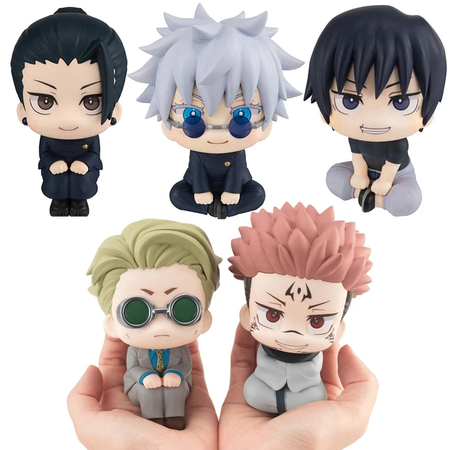 10cm Jujutsu Kaisen Anime Figure Look Up Chousou Action Figure Q Version Satoru Gojo/Geto Suguru Figurine PVC Collection Toys