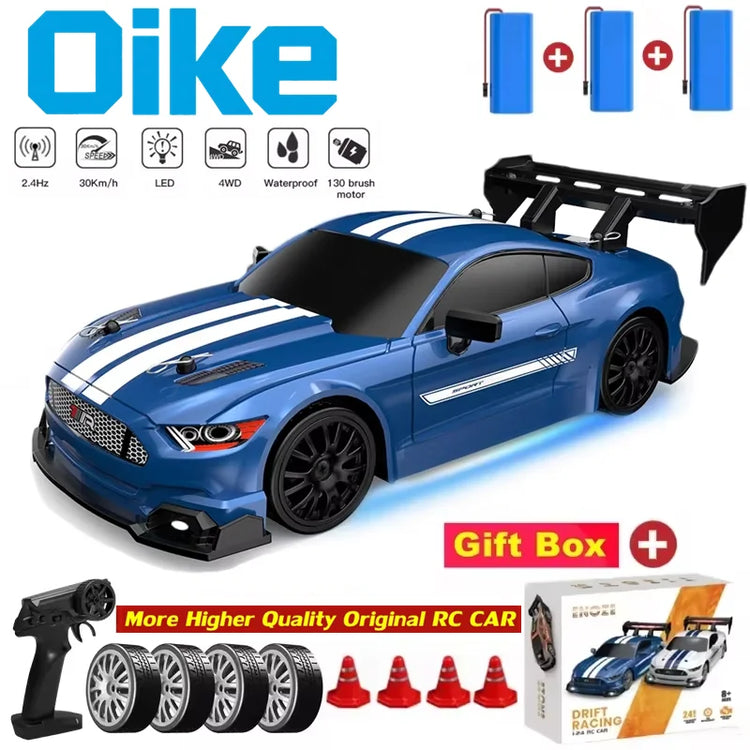Oike 4WD RC Drift Car Remote Control 4x4 Racing RTR 2.4G Radio Truck Vehicle Model Toy Gift for Boy Girl Children Kid Adult