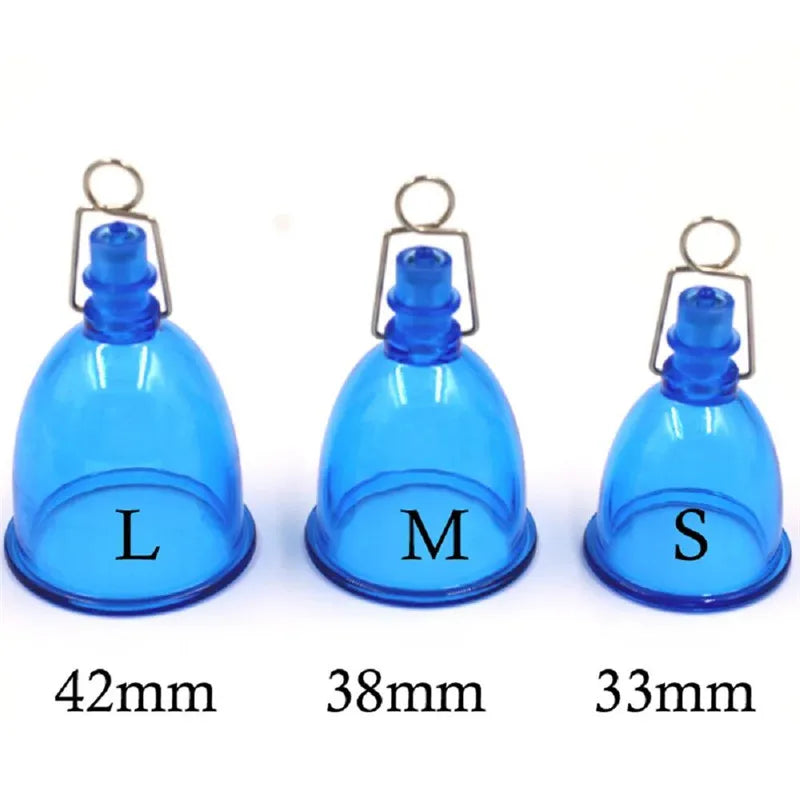 Silicone Sleeve Accessories Men Sex Toys Penis Pump Sleeve Penis Enlargement for Men Sex Toy Vacuum Negative Pressure Ribbed Cup