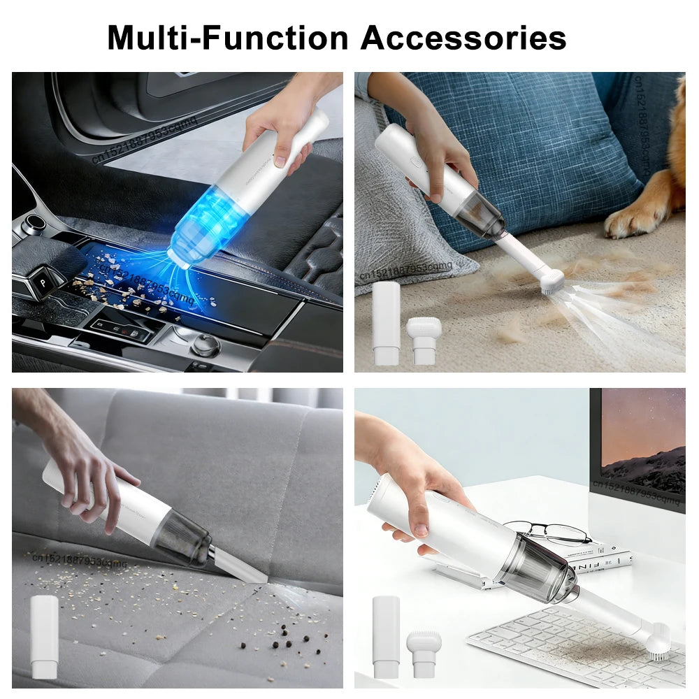 13000PA Wireless Car Vacuum Cleaner USB Rechargeable Powerful Suction Cleaning Machine Handheld Portable Car&Home Vacuum Cleaner
