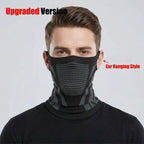 Winter Men Women Warm Skiing Mask Scarf Elastic Breathable Half Face Mask For Cycling Outdoor Sports Running Hiking Fishing