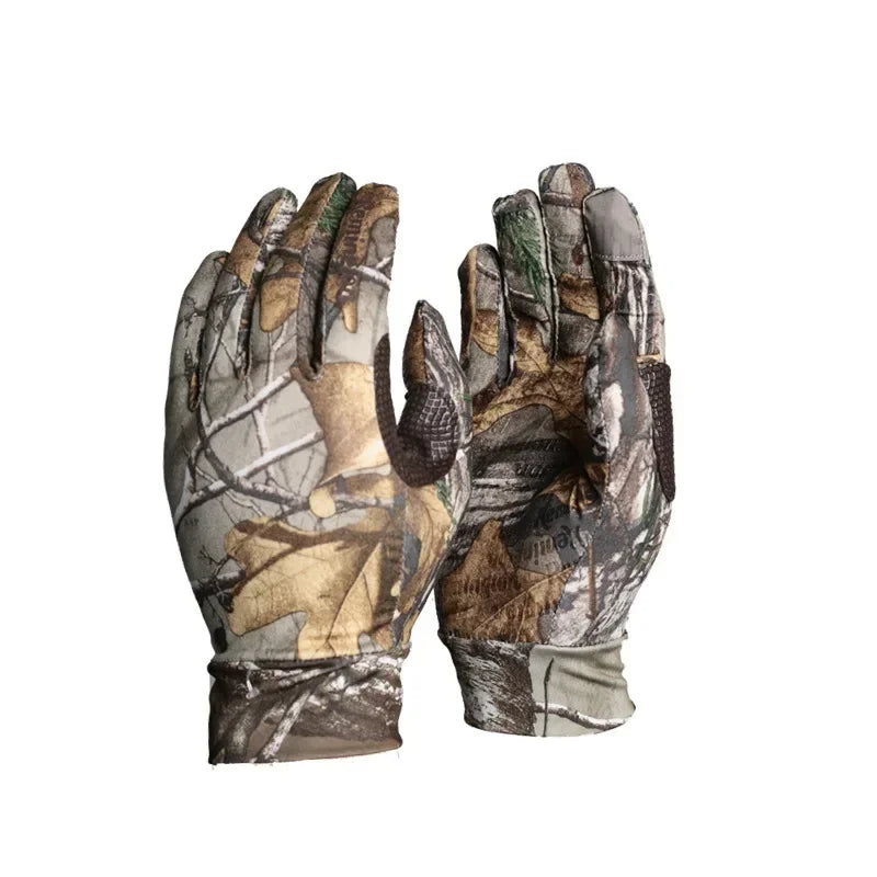 Hunting Full Finger Gloves Tactical Bionic Gloves Gear Outdoor Touch Screen Airsoft Shooting Fishing Camo Gloves