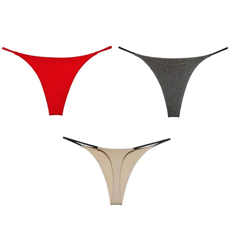 1/2/3/4/5Pcs Sexy G-String Women Panties Low-Rise Thongs Lingerie Underwear Summer Female T-Back Briefs Underpants Clothing