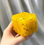 Chiboki Slush Yogurt Cube Series! Moldable Zero-Rebound Handmade Square Squishy Ball with Crunchy Slush Texture!