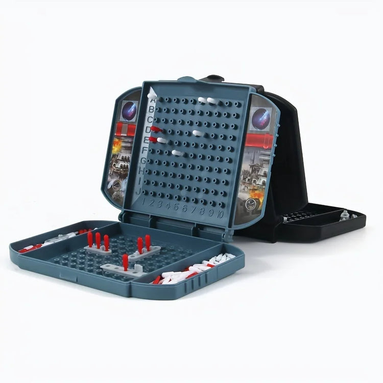 Two Player Black Battleship Naval Battle Board Game - Get an Engaging Naval Battle Experience through Strategy Games