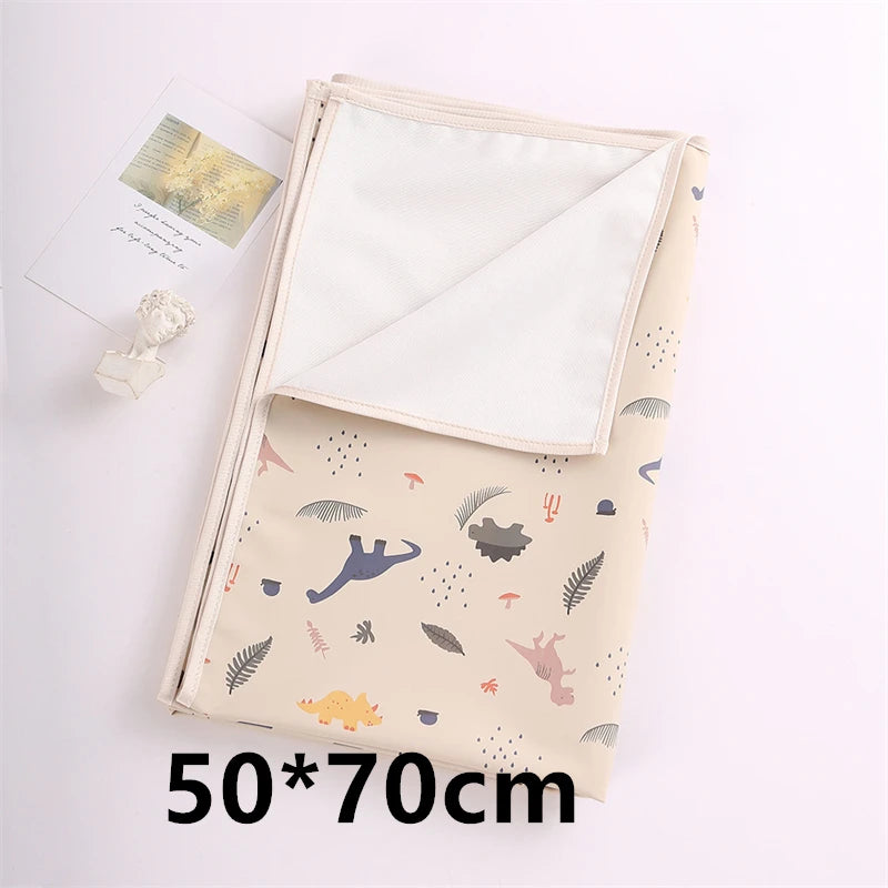 Big Sizes Infant Baby Changing Mat Cover Diaper Mattress Bed Changing Blanket PU Waterproof Soft Easy Clean Picnic Mat