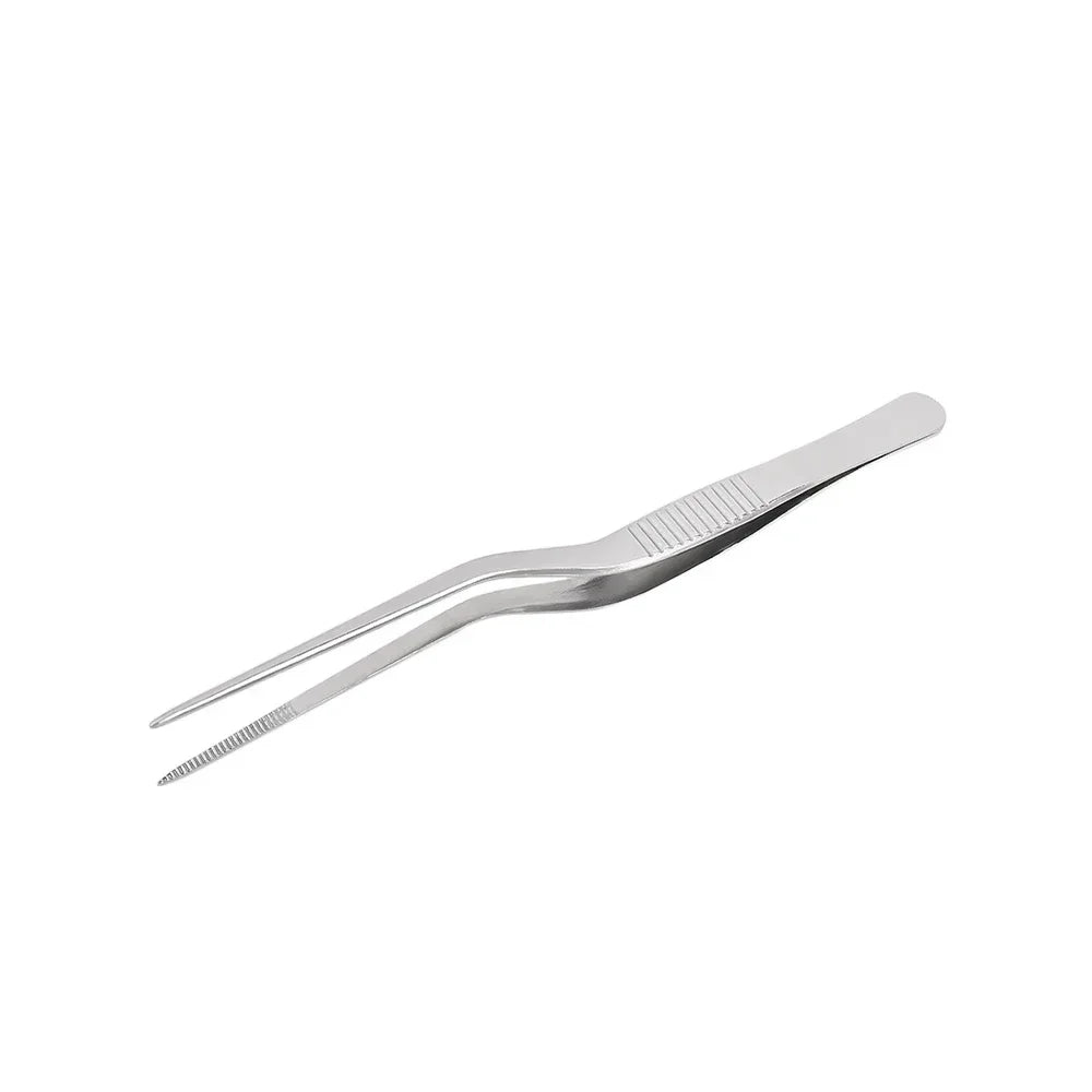 3/1Pcs Kitchen Tweezer Utensil BBQ Tweezer Food Clip Kitchen Bar Chief Tong Stainless Steel Portable for Picnic Barbecue Cooking