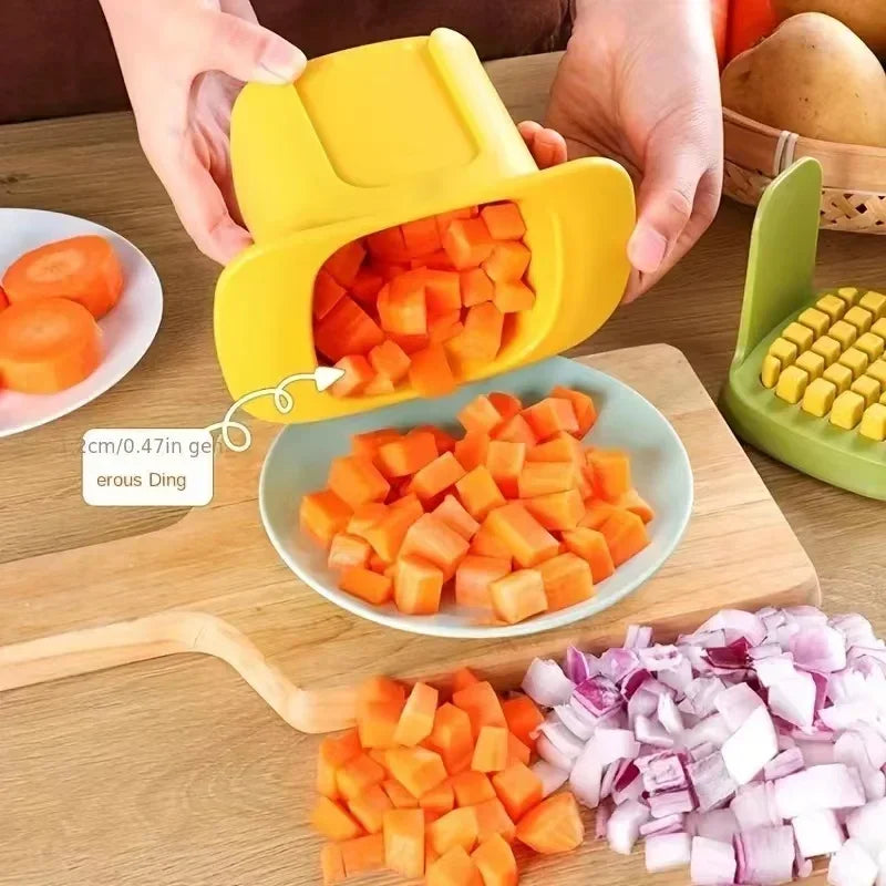 Multifunctional Kitchen Vegetable Chopper Onion Dicing Artifact French Fries Slicer Gadget Cucumber Potato Slicer Kitchen Tools