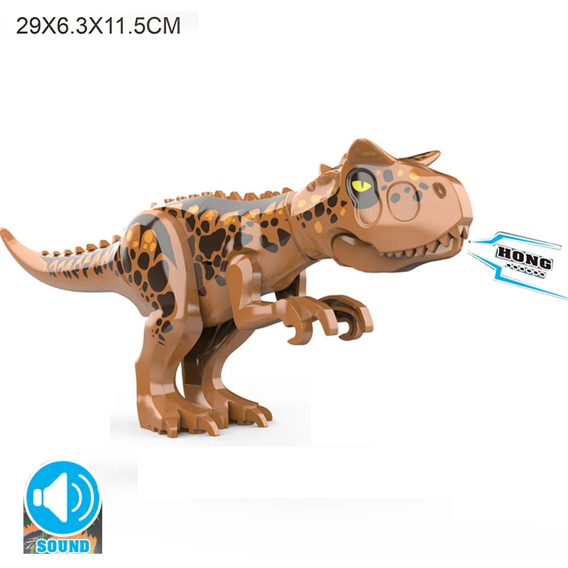 Brutal Raptor Building Jurassic Blocks World 2 MINI Dinosaur Figures Bricks Dino Toys For Children Dinosaurios Christmas