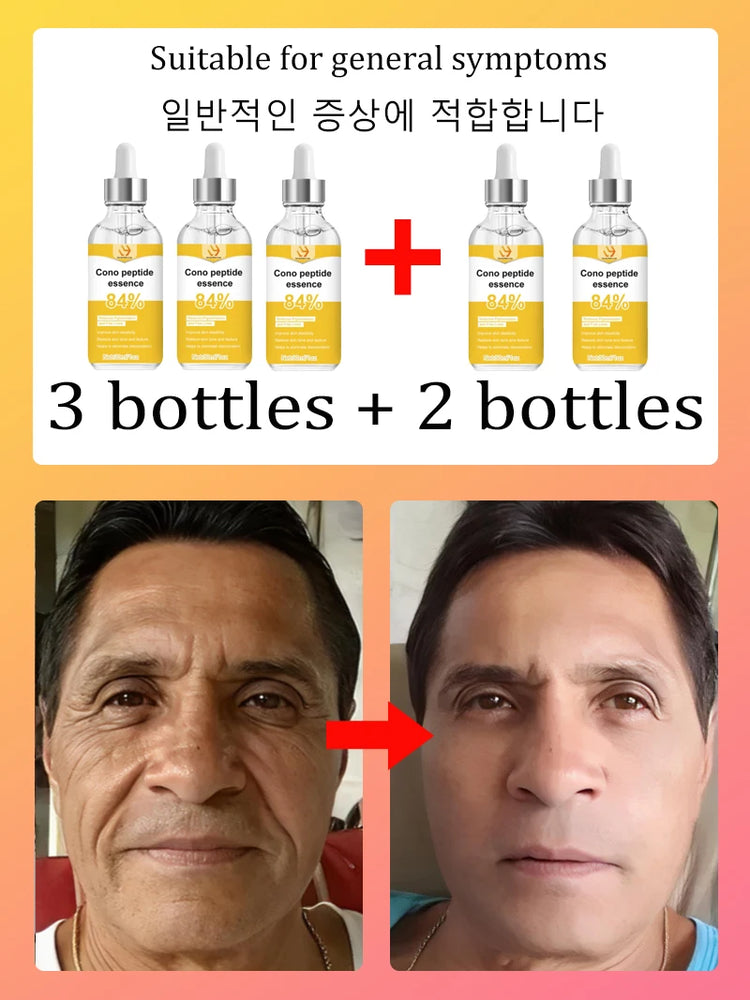 Collagen Peptide Serum for Face Hydrating Skin Renewal Essence Smooth Looking Skin Beauty Treatment.Unisex