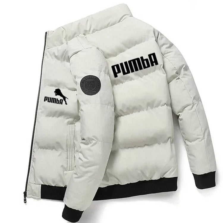 Men's Warm Fleece Coat with No Collar, Short Style, Thick and Fashionable Korean-style Windbreaker, Suitable for Autumn and Wint