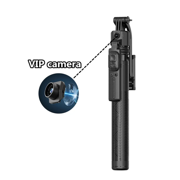 5 in 1 Selfie Stick Gimbal Stabilizer For Smartphone With Bluetooth Remote Intelligent AI Follow-Up Anti Shake Pan Tilt Tripod