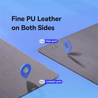 Baseus Mouse Pad PU Leather 26*21cm Waterproof Mousepad Non-Slip Desk Mat PC Gamer Desktop Computer Accessories Mice Mouse Pads
