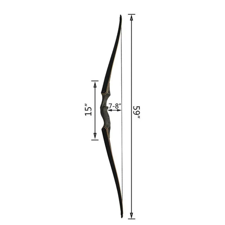 20-60lbs 60inch Archery Blue Recurve Bow Longbow Takedown Bow Limb Right Left Hand Longbow for Hunting Shooting