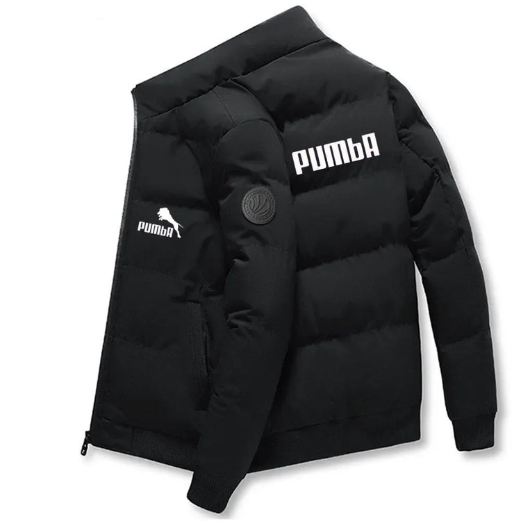 Men's Warm Fleece Coat with No Collar, Short Style, Thick and Fashionable Korean-style Windbreaker, Suitable for Autumn and Wint