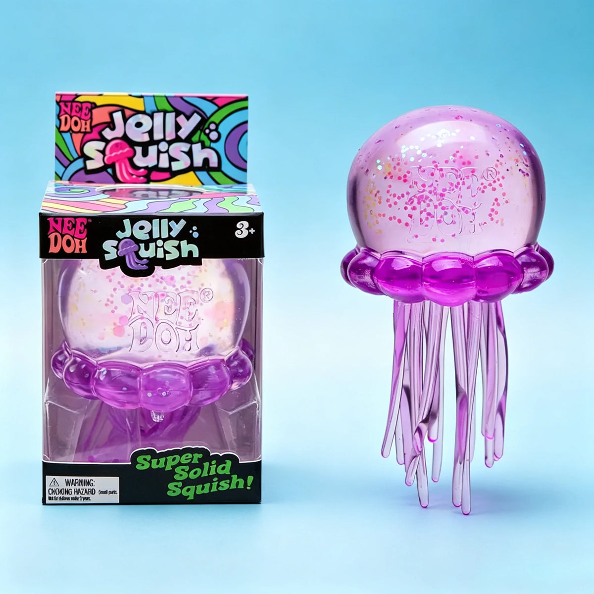 Squishies Nee Doh Jellyfish  Squish Toy Fidget Toy, Water Sensory Soft Jelly Squeeze Stress Relief Fidget Toy Squeeze Blind Box