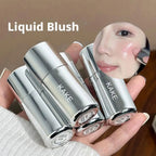 Velvet Liquid Blush Matte Sponge Head Blusher Natural Lasting Brighten Facial Contour Blush Tint Makeup