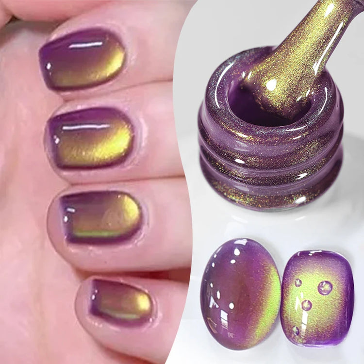 BORN PRETTY 10ml Brown Purple Black Red Cat Magnetic Gel Polish Manicure Soak Off UV Gel Nail Art Varnish Autunm Winter Nails