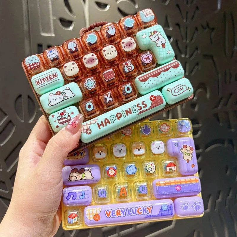 키캡 26 Key Cap Giant Keycap Keychain Gifts Keycap Clicker Keyboard Bag Charms Key Caps Keyboard Fidgets Clicker Gifts 대왕키캡