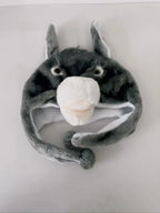 Fashionable Children's Winter Hat Plush Tiger Head Design Scarf Neck Protection Halloween Performance Cap Kids Warm Cozy Hat
