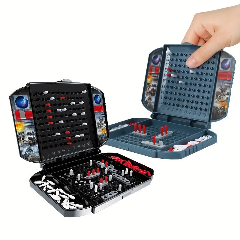 Two Player Black Battleship Naval Battle Board Game - Get an Engaging Naval Battle Experience through Strategy Games