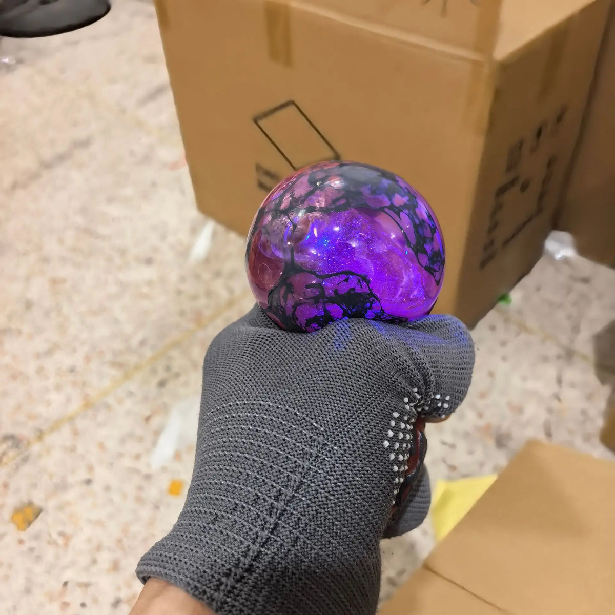 New Product NeeDoh Glitter Magma Ball Crunch Crunch Stress Relief Toy Squeeze Toy Nice Cube Sensory Toy for Adults gifts