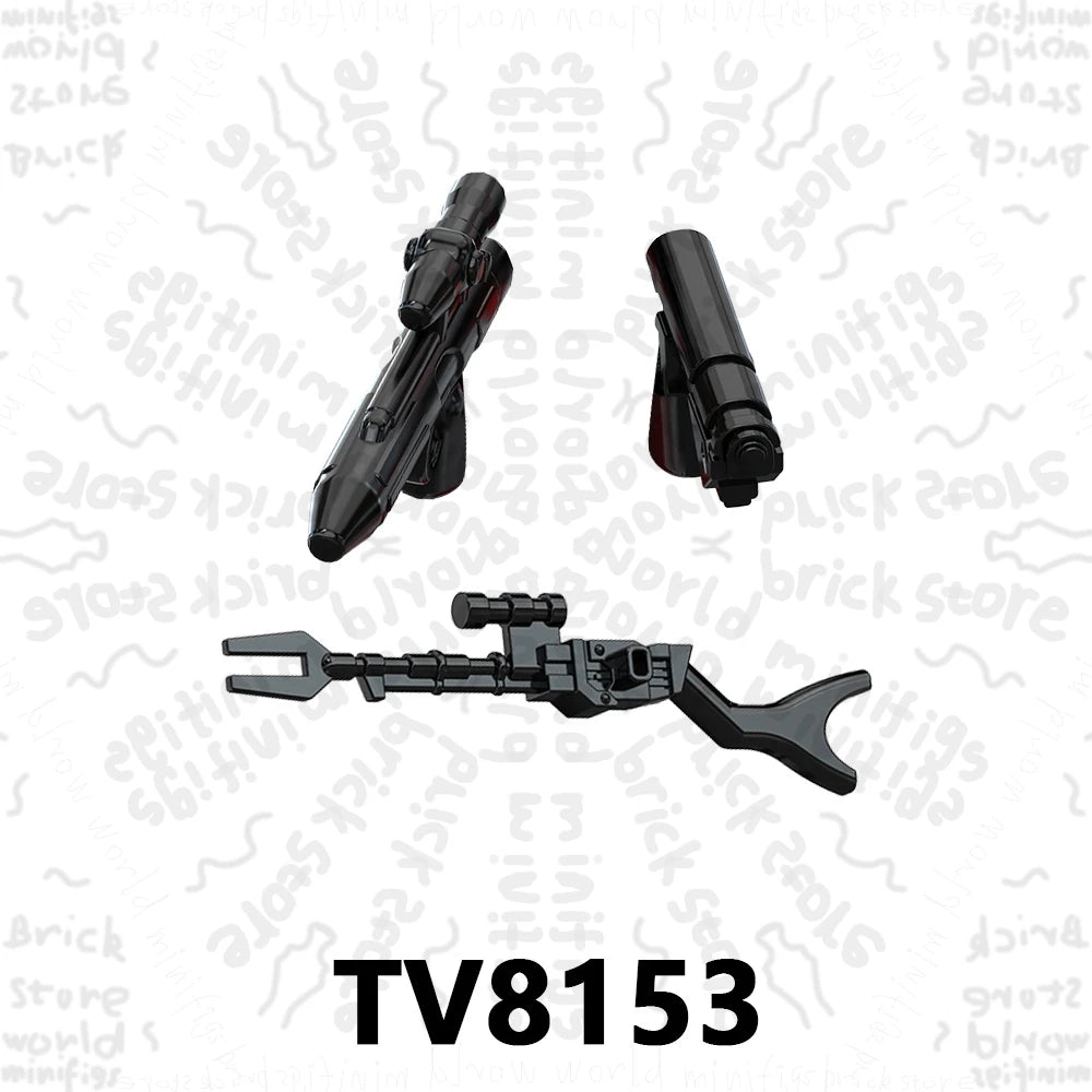 TV6117 TV6118 TV6119 Space War Action Figure Accessories Building Blocks Gift Toys For Children Adult Brick TV6116 TV6115 TV6114