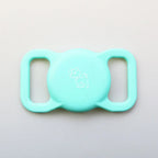 Airtag Dog Collar Holder, [1 Pack] Airtag Holder, Silicone Full Body Covered Protective Air Tag for Pet - Fits All Width